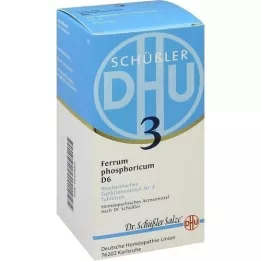 BIOCHEMIE DHU 3 Ferrum fosforicum d 6 tablettia, 420 kpl