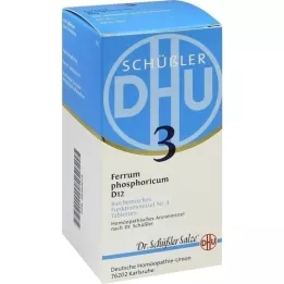 BIOCHEMIE DHU 3 Ferrum fosforicum D 12 tablettia, 420 kpl