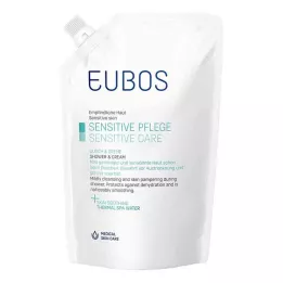 EUBOS SENSITIVE Suihku &amp; Kerman täyttöpullo, 400 ml