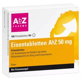 EISENTABLETTEN AbZ 50 mg kalvopäällysteiset tabletit, 100 kpl
