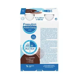 FRESUBIN PROTEIN Energia DRINK Suklaajuomapullo, 4X200 ml