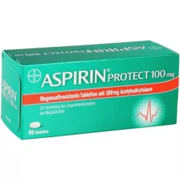 ASPIRIN Suojaa 100 mg maha -suolikanavan tabletteja, 98 kpl