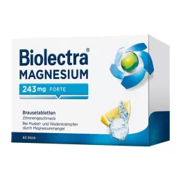 BIOLECTRA Magnesium 243 mg forte Lemon Br.-Tabl., 60 kpl