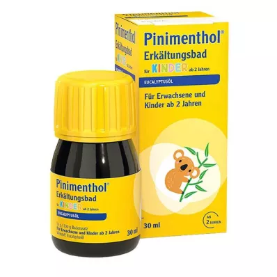 PINIMENTHOL Kylmäkylpy 2-vuotiaille lapsille, Eucalyptus, 30 ml