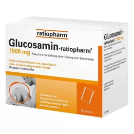 GLUCOSAMIN-RATIOPHARM 1500 mg jauhe oraaliseen käyttöön, 30 kpl
