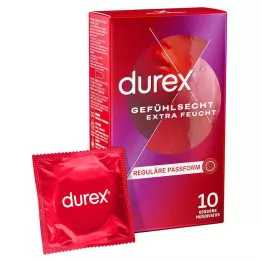 DUREX Erittäin kosteat kondomit, 10 kpl