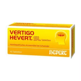 VERTIGO HEVERT SL tabletit, 40 kpl