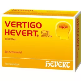 VERTIGO HEVERT SL tabletit, 100 kpl