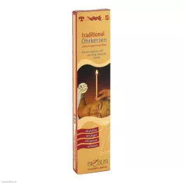 BIOSUN Perinteiset korvakynttilät, 2 kpl