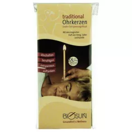 BIOSUN Perinteiset korvakynttilät, 10 kpl