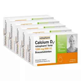CALCIUM D3-ratiopharm forte poretabletit, 100 kpl