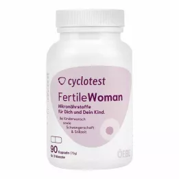 CYCLOTEST hedelmällinen naiskapselit, 90 kpl