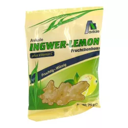 INGWER LEMON Bonbons + C-vitamiini, 75 g