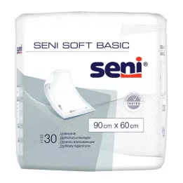 SENI Soft Basic sänkysuojatyyny 60x90 cm, 30 kpl
