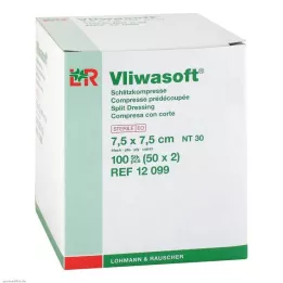 VLIWASOFT Rakopakkaukset 7,5x7,5 cm steriilit 4l., 50X2 kpl