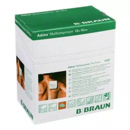 ASKINA sideharsopakkaukset 10x10 cm steriilit, 25x2 kpl