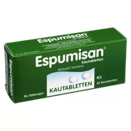 ESPUMISAN Purutabletit, 50 kpl