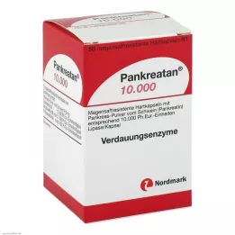PANKREATAN 10 000 kovaa enterokapselia, 50 kpl
