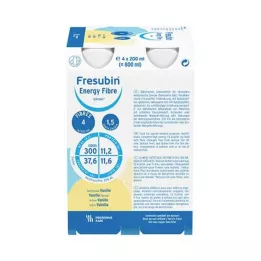 FRESUBIN ENERGY Fiber DRINK vaniljajuomapullo 6x4x200 ml