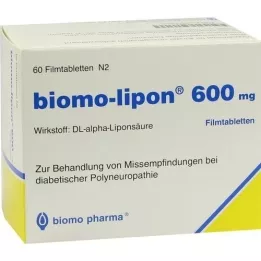 BIOMO-Lipon 600 mg kalvopäällystetyt tabletit, 60 kpl