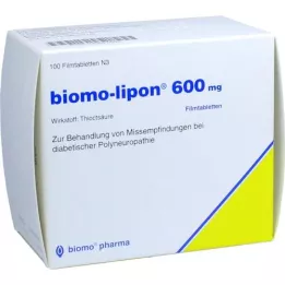 BIOMO-Lipon 600 mg kalvopäällystetyt tabletit, 100 kpl