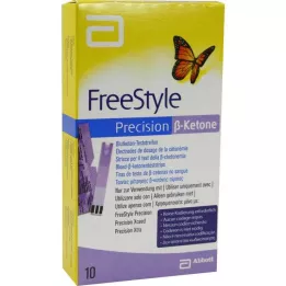 FREESTYLE Tarkkuus ß-ketoniveren ketonitestiliuskat, 10 kpl