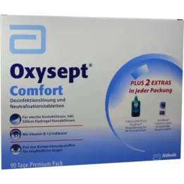 Oxysept Comfort 90 päivää Premium Pack Combi Pack, 1 P