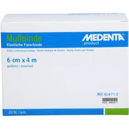 MULLBINDEN kuminauha 6 cmx4 m, 20 kpl