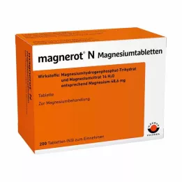 MAGNEROT N Magnesiumtabletit, 200 kpl