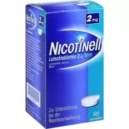 NICOTINELL imevät tabletit 2 mg minttu, 96 kpl