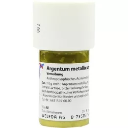 ARGENTUM METALLICUM Praeparatum d 10 tritointi, 20 g