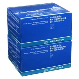 Isotoninen suolaliuos inhalaatioon, 40X5 ml