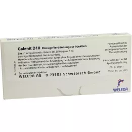 GALENIT D 10 Ampules, 8 kpl