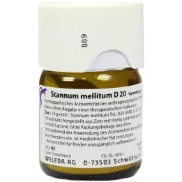 STANNUM MELLITUM d 20 trituaatio, 50 g