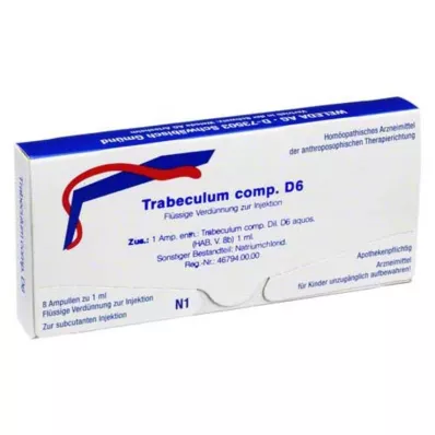 TRABECULUM yhdistelmä D 6 ampullia, 8 kpl