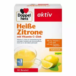 DOPPELHERZ kuuma sitruuna C-vitamiini+sinkkirakeita, 10 kpl