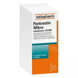 PANKREATIN Mikrosuhde.20 000 kovaa enterokapselia, 100 kpl