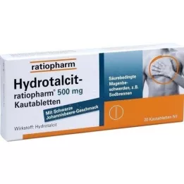 Hydrotalcit-ratiopharm 500 mg pureskelutabletit, 20 kpl