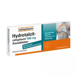 HYDROTALCIT-ratiopharm 500 mg purutabletit, 20 kpl