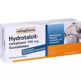 Hydrotalcit-ratiopharm 500 mg pureskelutabletit, 50 kpl