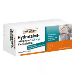 HYDROTALCIT-Ratiopharm 500 mg pureskelutabletit, 100 ST