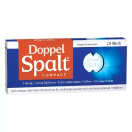 DOPPEL SPALT kompaktit tabletit, 20 tuntia