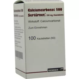 Kalsiumkarbonaatti 500, 100 kpl