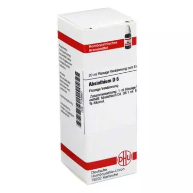 ABSINTHIUM D 6 Laimennus, 20 ml