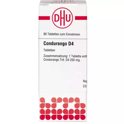 CONDURANGO D 4 tablettit, 80 kpl CONDURANGO D 4 tablettit, 80 kpl