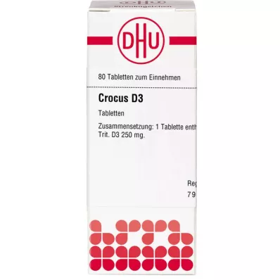 CROCUS D 3 -tabletit, 80 kpl CROCUS D 3 -tabletit, 80 kpl