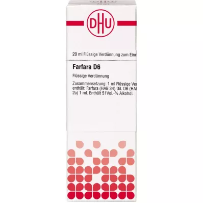 Farfara D 6, 20 ml