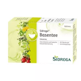 SIDROGA Wellness Base -teesuodatinpussit, 20 x 1,5 g