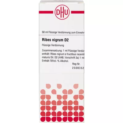 RIBES NIGRUM D 2 Laimennus, 50 ml RIBES NIGRUM D 2 Laimennus, 50 ml