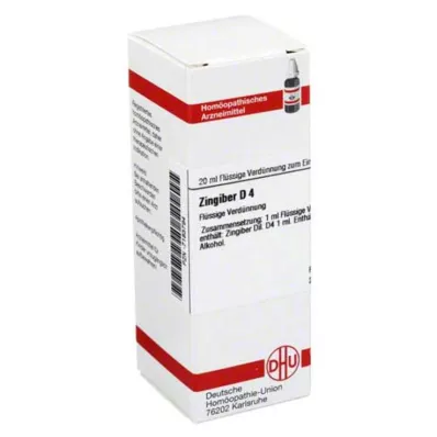 ZINGIBER D 4 Laimennus, 20 ml